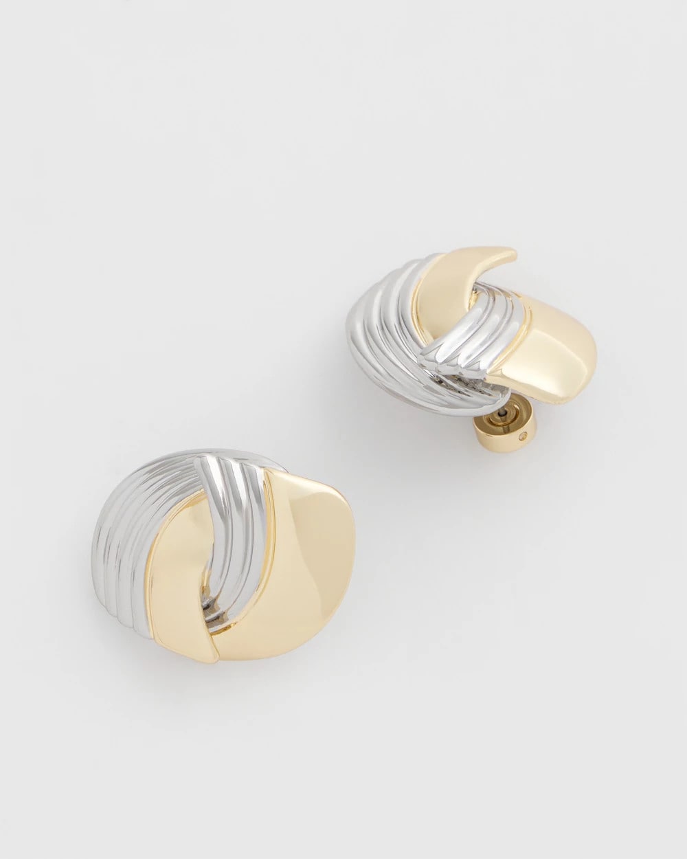 Chico's Discount Mixed Metals Mixed Metal Stud Earrings