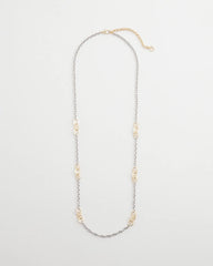 Chico's For Sale Mixed Metals Mixed Metal Link Long Necklace