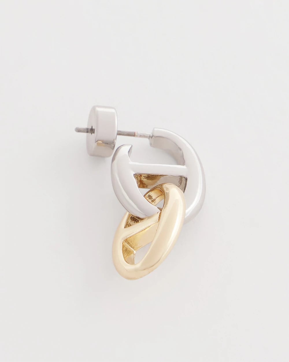 Chico's Online Mixed Metals Mixed Metal Link Earrings