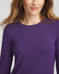 Chico's On Sale Purple Elixir Touch of Cool™ Layering Tee