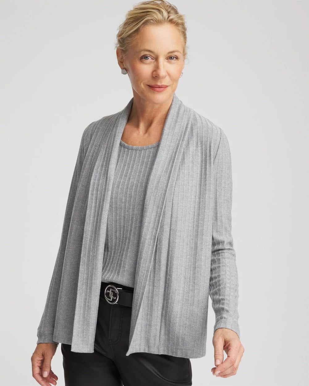 Chico's For Sale Fog Heather Gray Cozy Cardigan