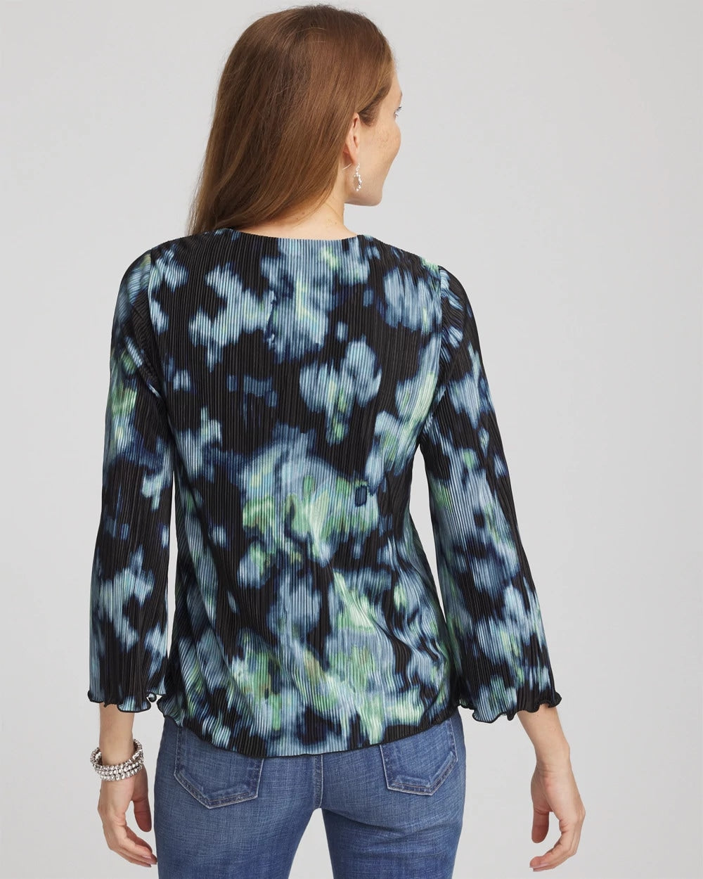 Chico's For Sale Black Bodre Flare Sleeve Top