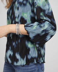 Chico's For Sale Black Bodre Flare Sleeve Top