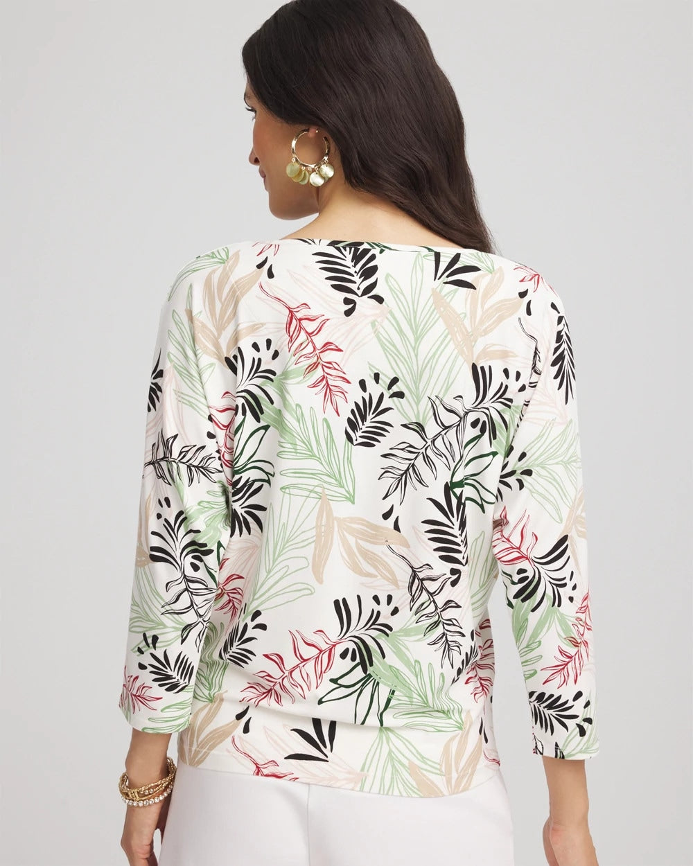 Chico's Outlet Ecru Touch of Cool™ Tapered Top