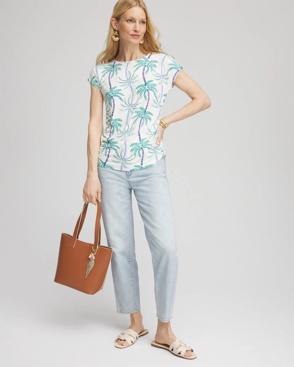 Chico's For Sale Alabaster Cap Sleeve Dolman Tee