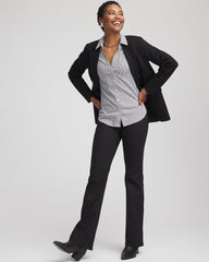 Chico's For Sale Black Poplin Stripe Shirt