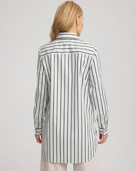 Chico's Outlet Sage Meadow No Iron™ Striped Shirt