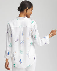 Chico's Online Optic White No Iron™ Island Linen Shirt