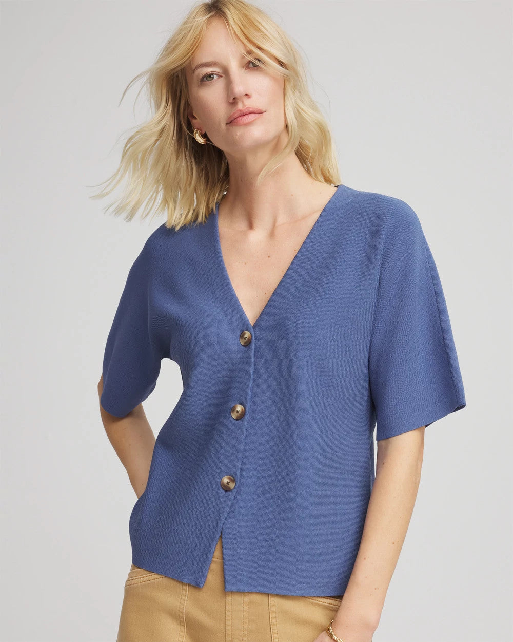 Chico's On Sale Blue Lotus Dolman Cardigan