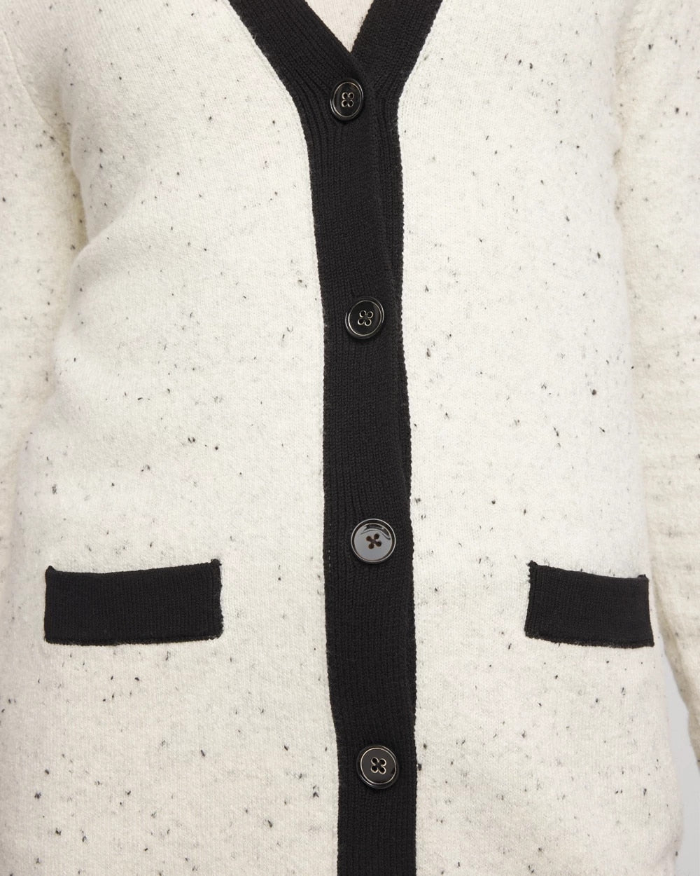 Chico's For Sale English Cream Tipped Lady Jacket Cardigan