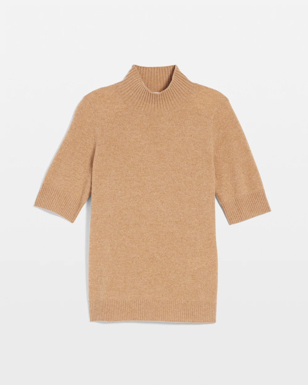 Chico's For Sale Camel Cashmere Elbow-Sleeve Sweater