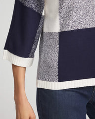 Chico's Sale Passport Blue Dolman Sleeve Pullover Sweater