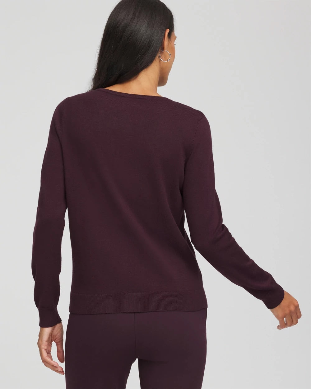 Chico's Sale Night Bloom Embellished Crewneck Cardigan