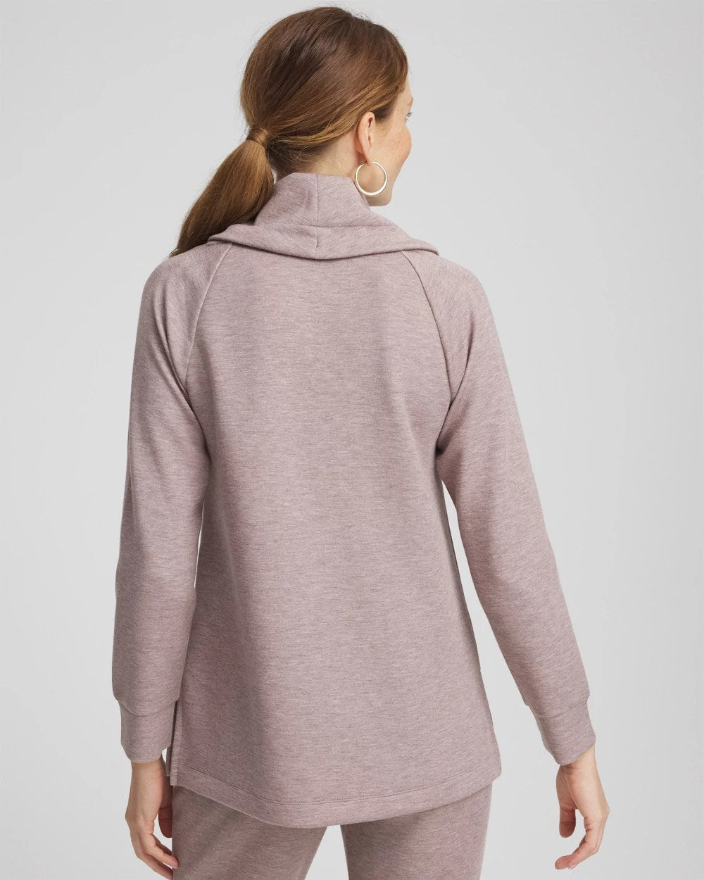 Chico's Outlet Taupe Heather Zenergy® Soft Tunic