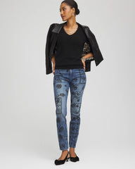 Chico's Sale Black Relaxed V-Neck Cashmere Sweater