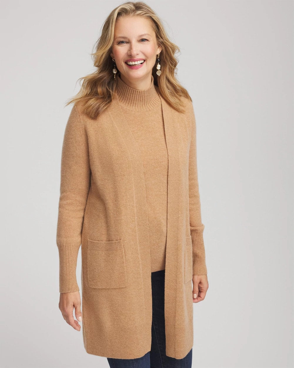 Chico's For Sale Camel Cashmere Duster Cardigan
