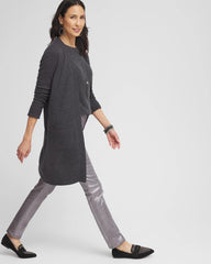 Chico's Online Dark Gray Cashmere Duster Cardigan