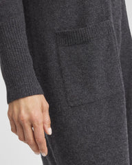 Chico's Online Dark Gray Cashmere Duster Cardigan