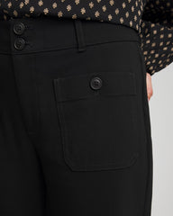 Chico's For Sale Black Emme Four Pocket Straight Cropped Pants