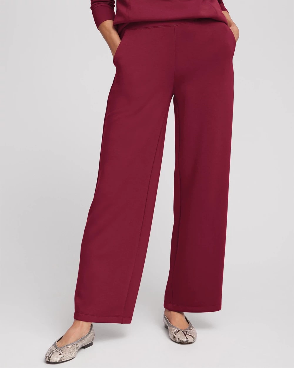 Chico's Online Berry Compote Zenergy® Wide Leg Pants