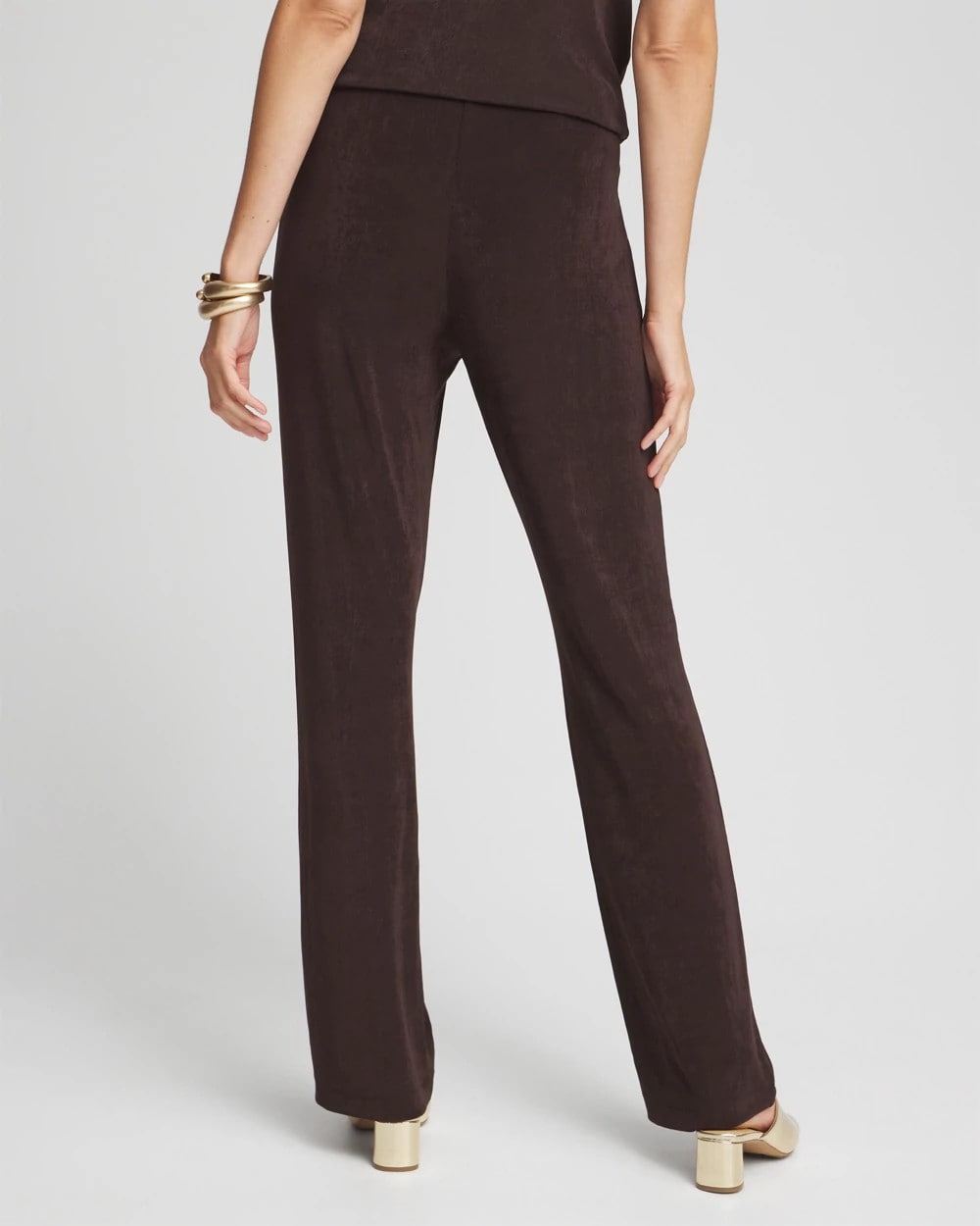 Chico's Discount Cocoa Bean Petite Travelers™ No Tummy Pants