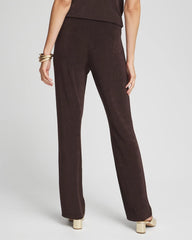 Chico's Discount Cocoa Bean Petite Travelers™ No Tummy Pants