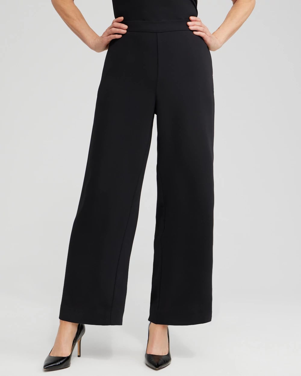 Chico's Sale Black Wide Leg Soft Pants