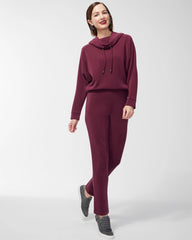 Chico's Outlet Deep Merlot Zenergy® Scuba Pull-On Pants