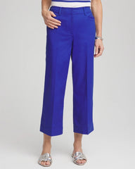 Chico's For Sale Rich Cobalt Lightweight Relaxed Straight Cropped Pants