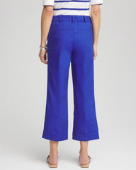 Chico's For Sale Rich Cobalt Lightweight Relaxed Straight Cropped Pants