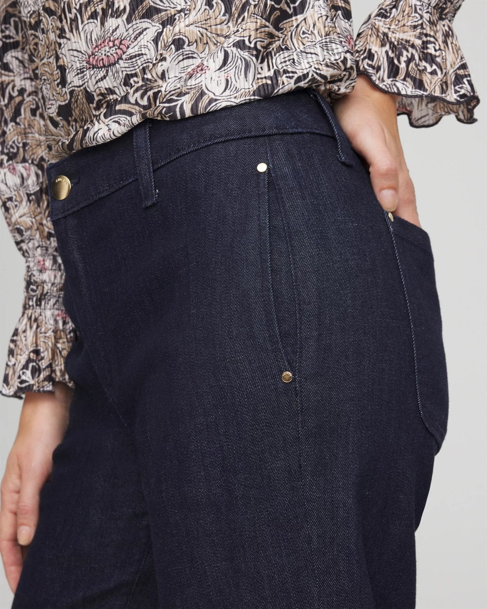 Chico's For Sale Cedar Rinse High-Rise Trouser Jeans