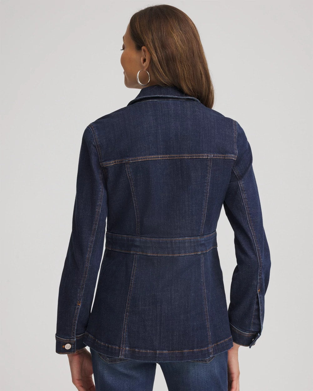 Chico's Online Morning Star Indigo Denim Field Jacket