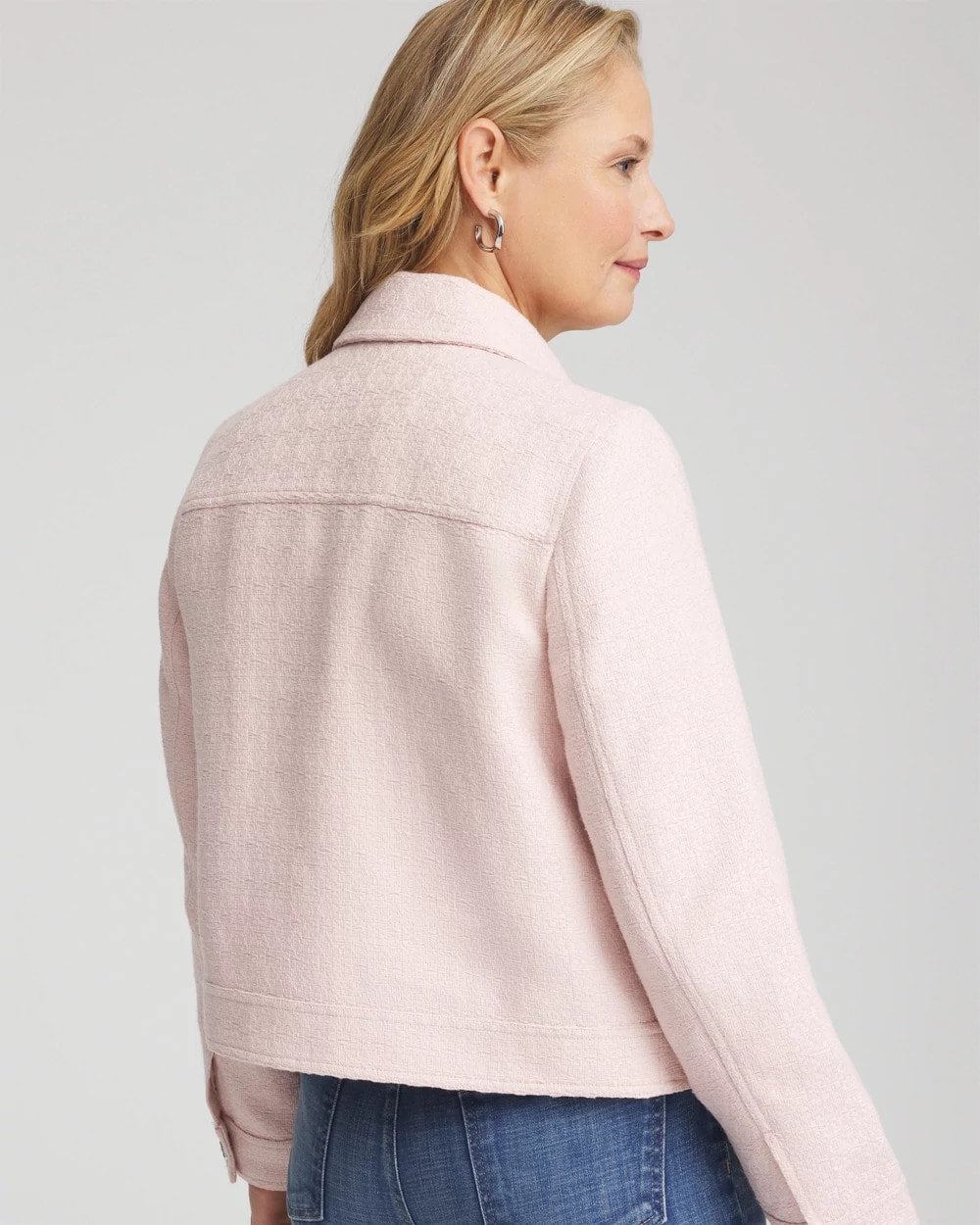 Chico's Sale Blushed Boucle Casual Jacket