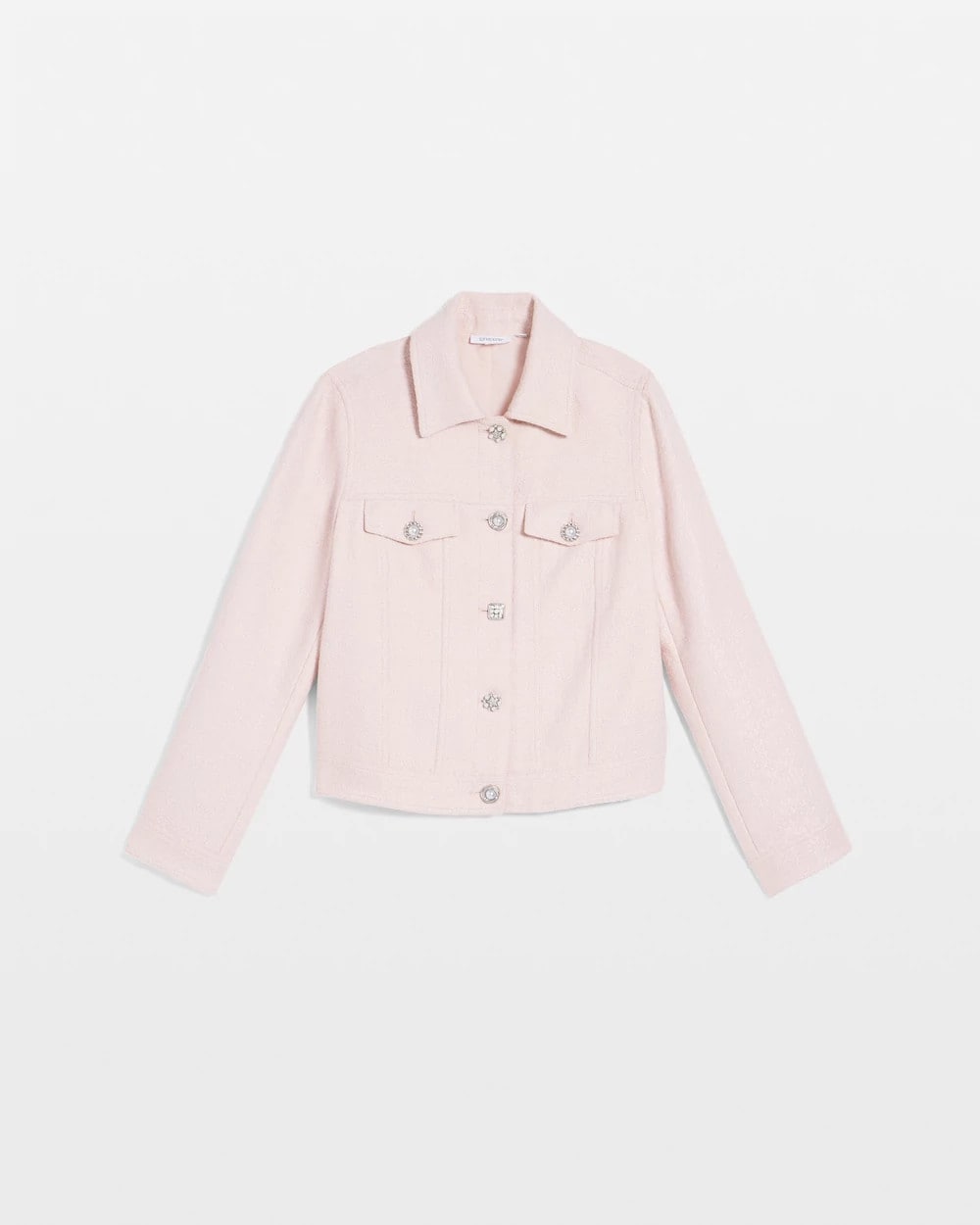 Chico's Sale Blushed Boucle Casual Jacket