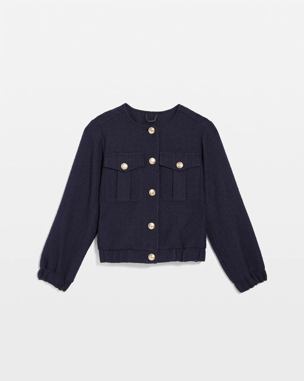 Chico's Outlet Midnight Waters Tweed Lady Jacket