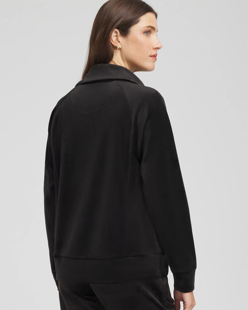 Chico's Discount Black Zenergy® Velour Pullover