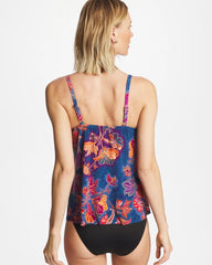 Chico's Outlet Multi Print Miraclesuit® Decoupage Allura Tankini