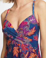 Chico's Outlet Multi Print Miraclesuit® Decoupage Allura Tankini