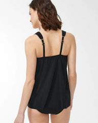 Chico's Online Black Miraclesuit Razzle Dazzle Tankini Top