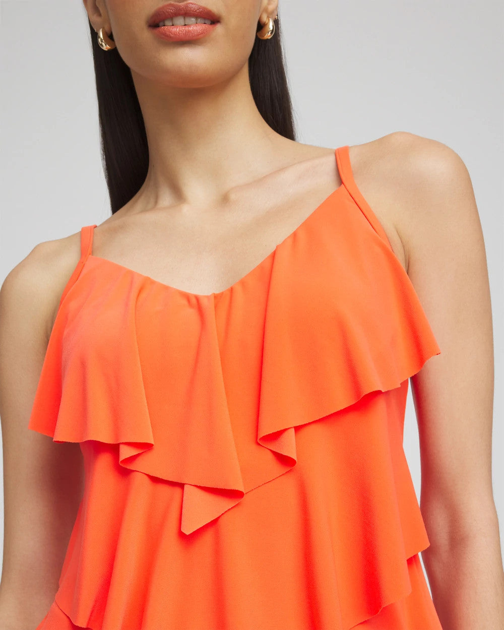 Chico's Online Orange Magicsuit® Solid Rita Tankini