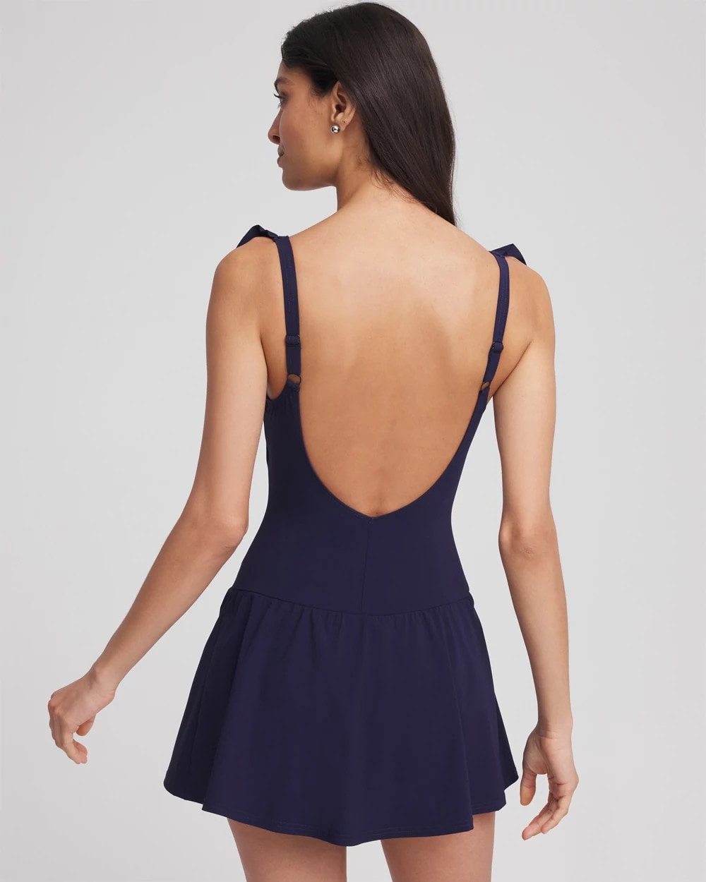 Chico's For Sale Navy Gottex Tutti Frutti Square Neck Swim Dress