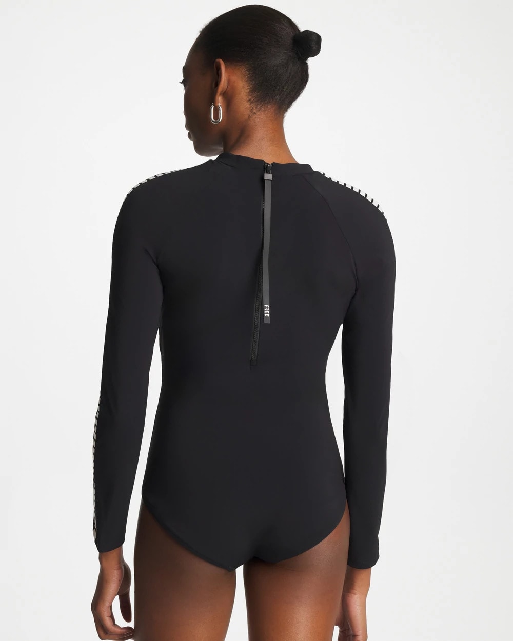Chico's Sale Black/White Gottex Coco Long Sleeve One Piece