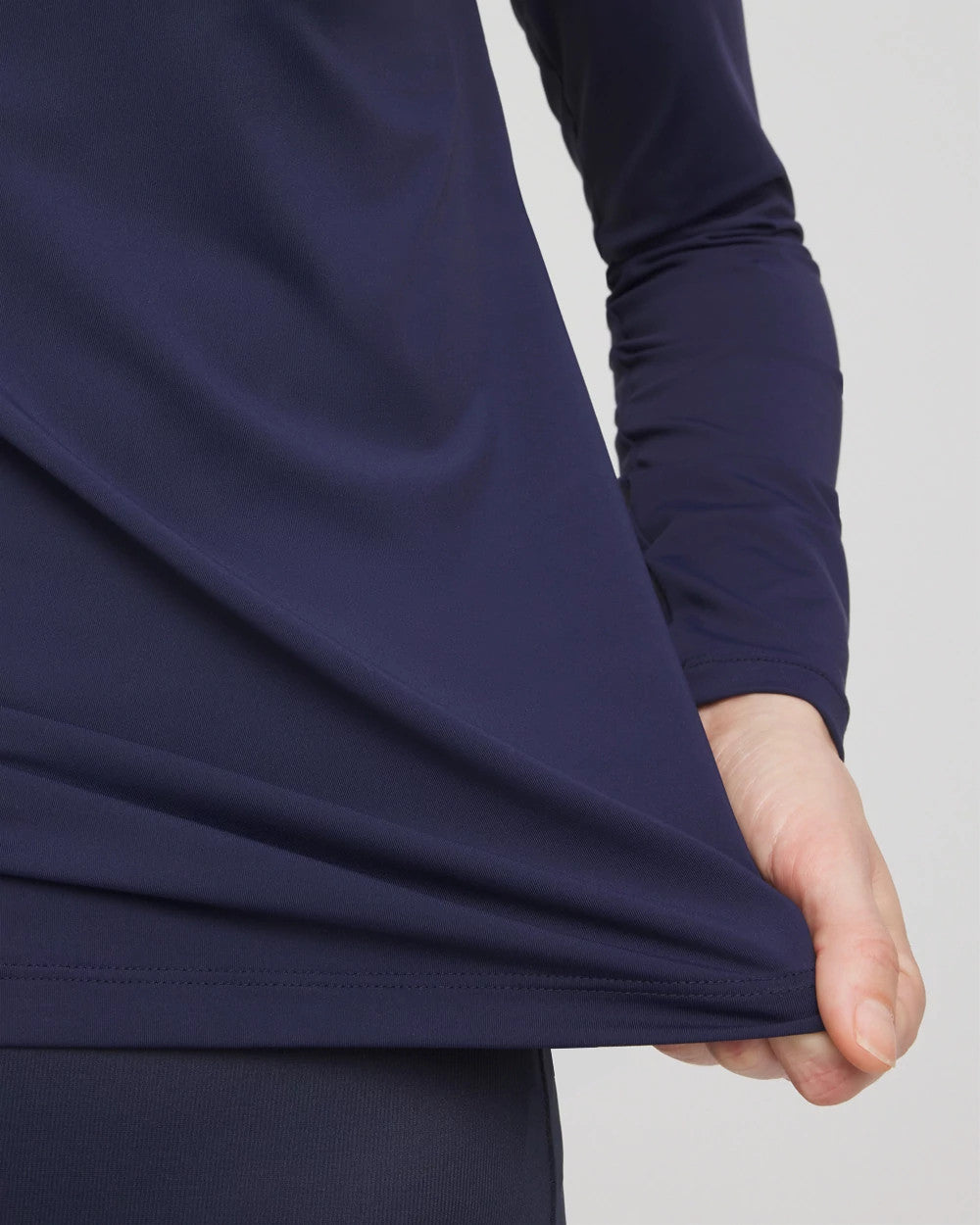 Chico's On Sale Navy Gottex Long-Sleeve Swim Shirt