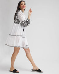 Chico's For Sale Alabaster Eyelet Swim Dress Coverup