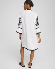 Chico's On Sale Alabaster Embroidered Beach Swimsuit Cover Up
