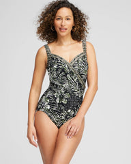 Chico's Outlet Black Miraclesuit Zahara Sanibel One Piece