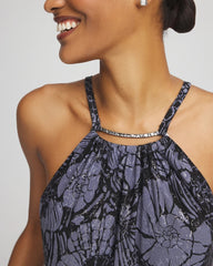 Chico's On Sale Black/Multi Magicsuit® Shell Beach Parker Swim Dress