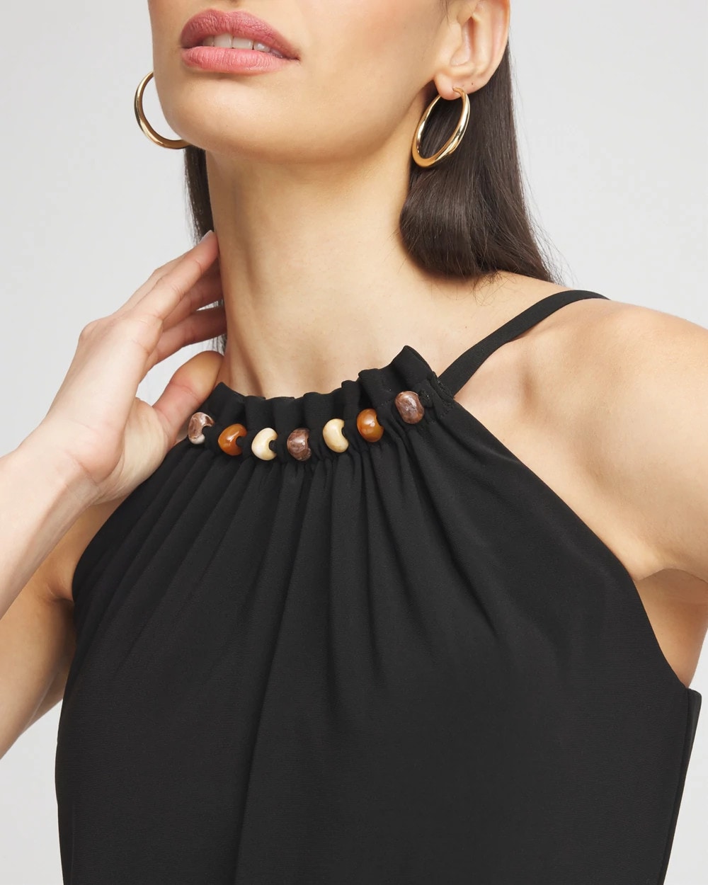 Chico's Online Black Magicsuit® Square Cut Beverly Swimdress