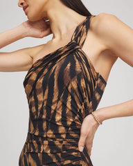 Chico's Online Black/Brown Miraclesuit® Raya De Safari Europa One-Piece Swimsuit