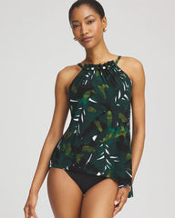 Chico's Discount Green Print Magicsuit® Palmetto Regina Tankini